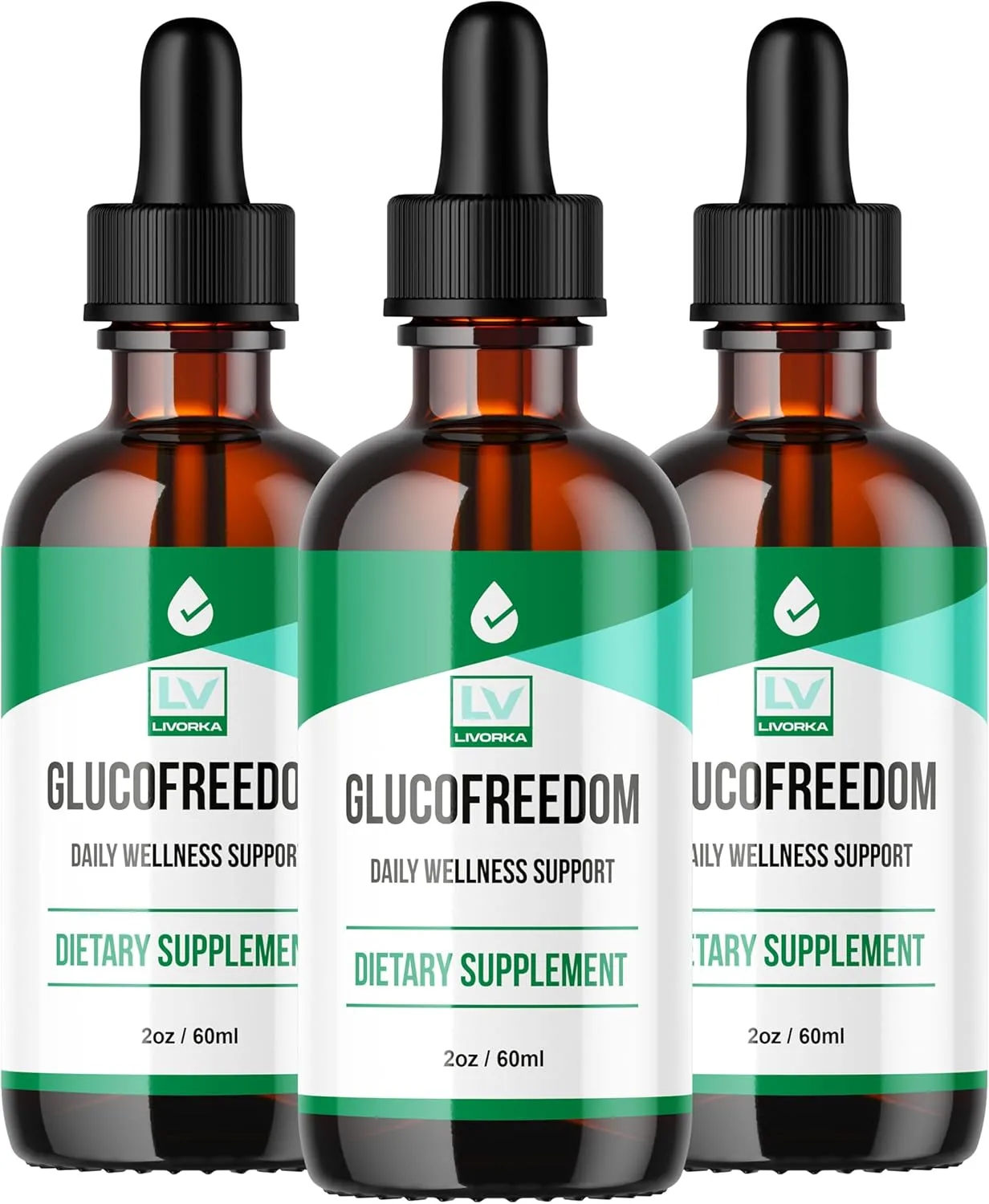 Gluco freedom 3 bottles